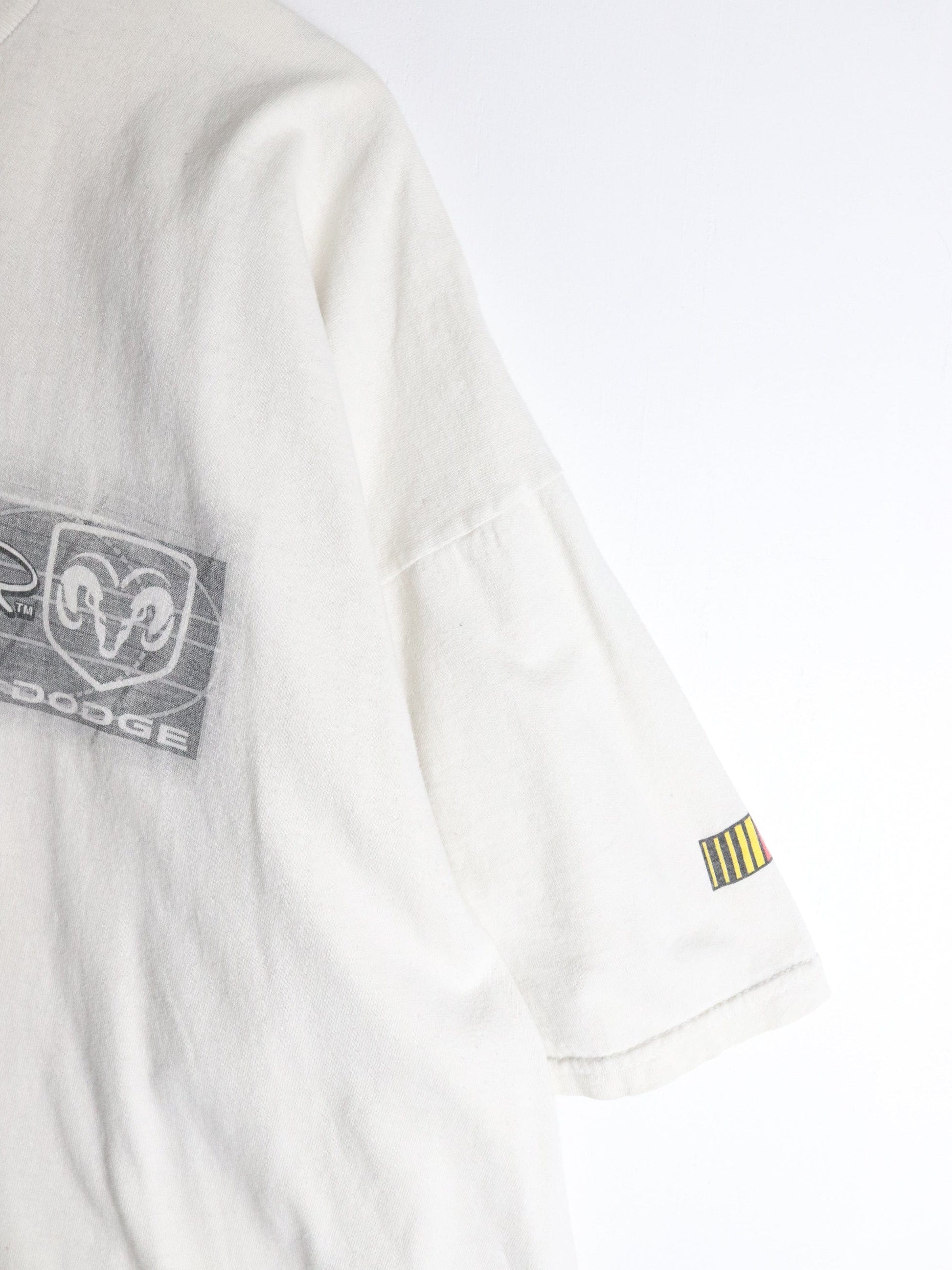 Vintage Nascar T Shirt Mens 2XL White