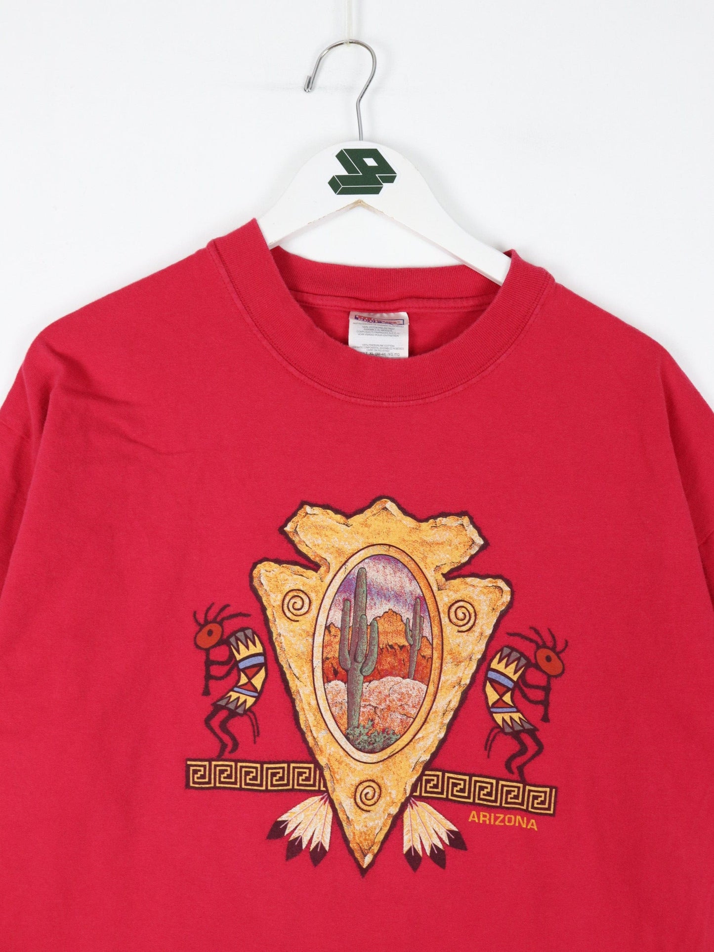 Vintage Native T Shirt Mens XL Arizona Art Hanes Beefy