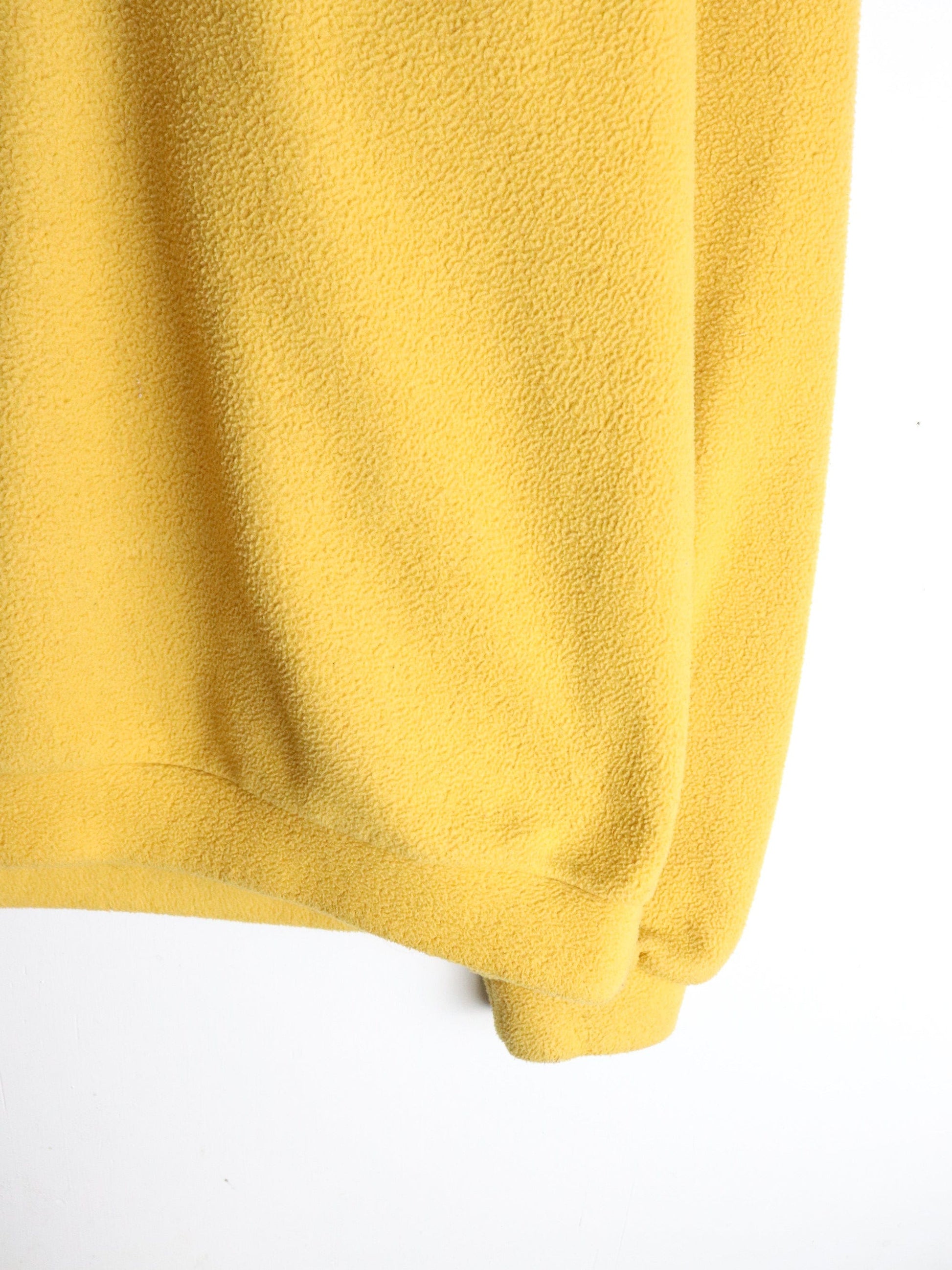 Vintage Nautica Fleece Sweater Mens Medium Yellow