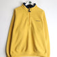 Vintage Nautica Fleece Sweater Mens Medium Yellow