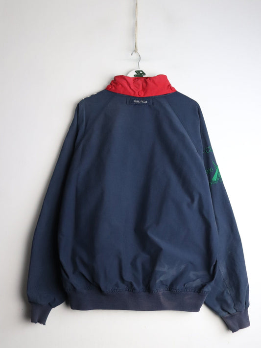 Vintage Nautica Jacket Mens 2XL Blue