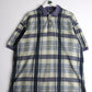 Vintage Nautica Polo Shirt Mens XL Blue Plaid from propervintagecanada