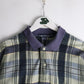 Vintage Nautica Polo Shirt Mens XL Blue Plaid from propervintagecanada