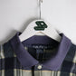 Vintage Nautica Polo Shirt Mens XL Blue Plaid from propervintagecanada