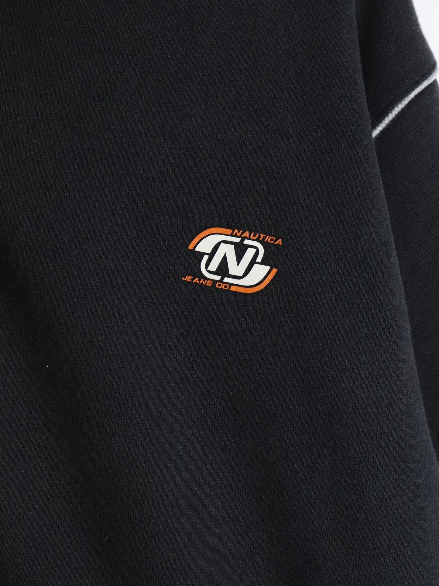 Vintage Nautica Sweatshirt Mens XL Black Full Zip Hoodie from propervintagecanada