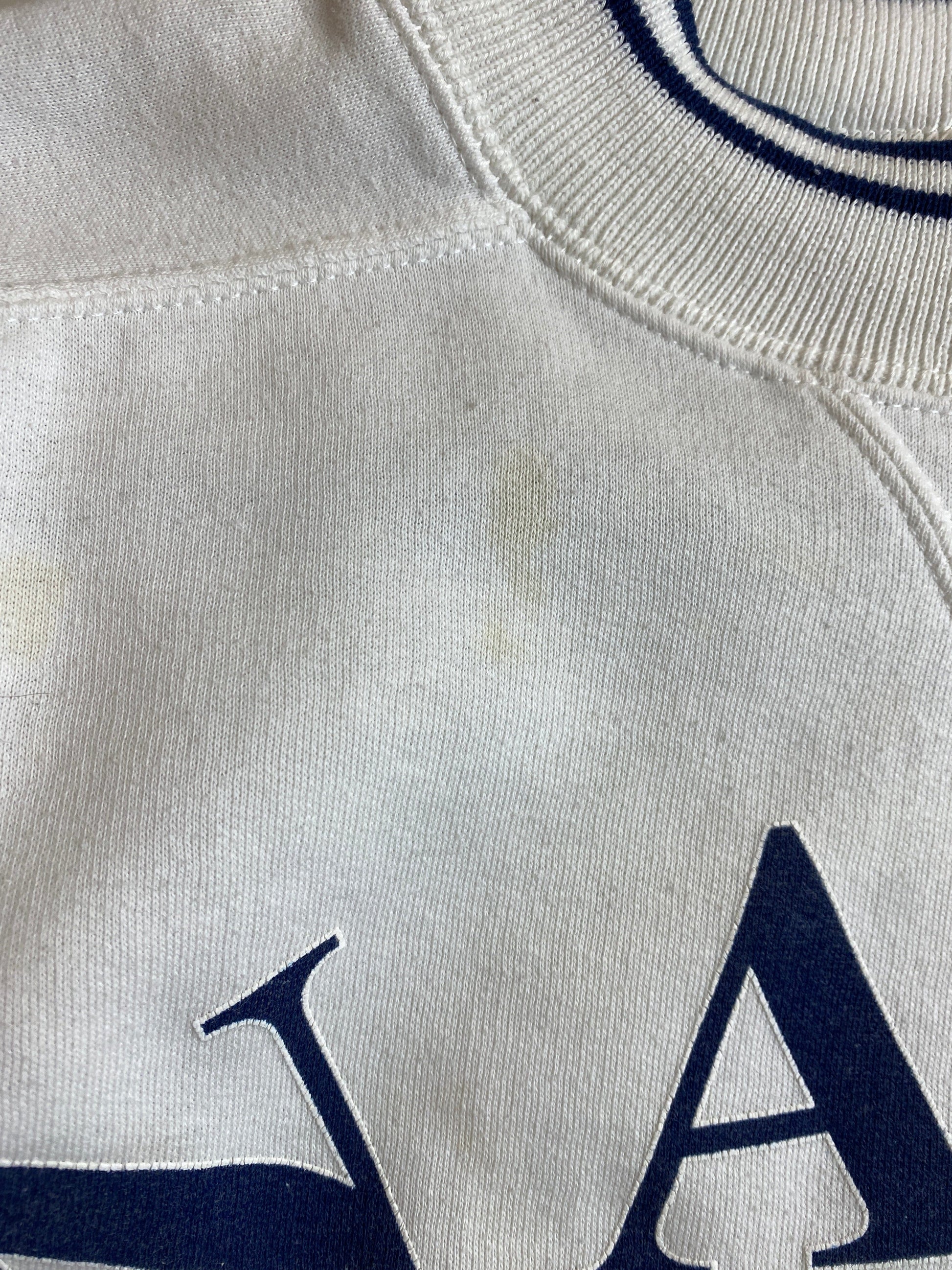 Vintage Navy Sweatshirt Mens Medium White from propervintagecanada