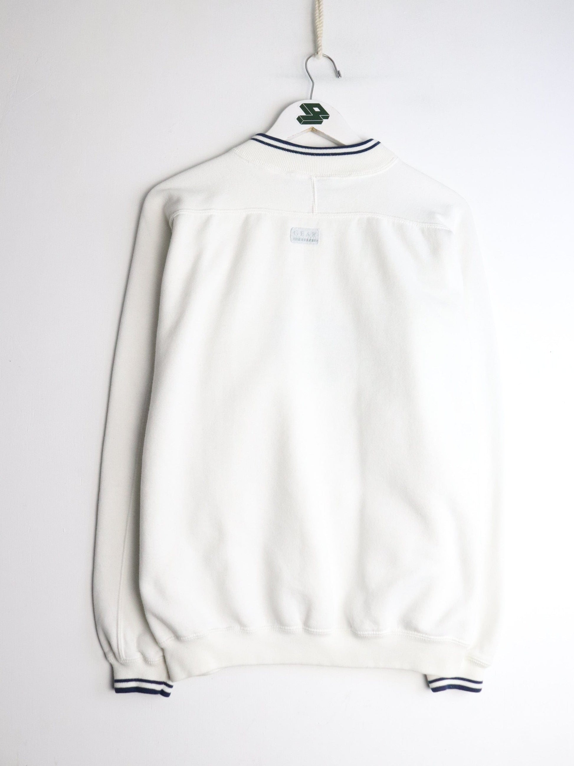 Vintage Navy Sweatshirt Mens Medium White from propervintagecanada