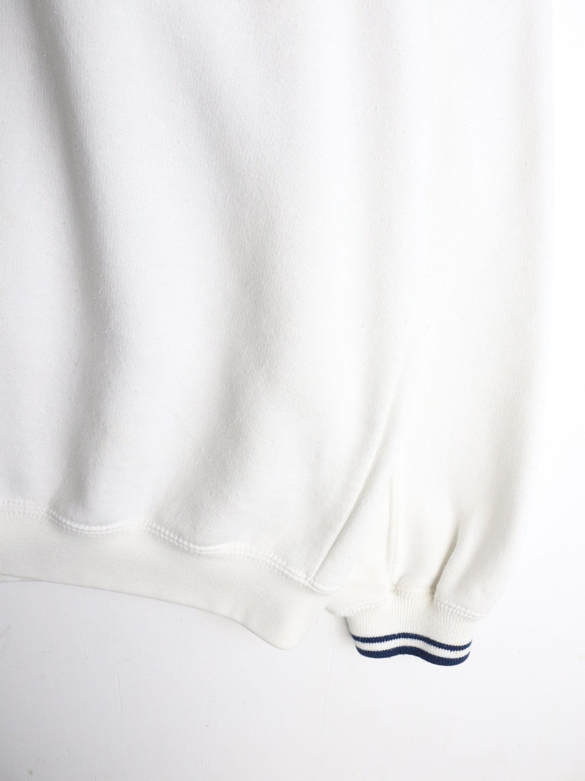 Vintage Navy Sweatshirt Mens Medium White from propervintagecanada