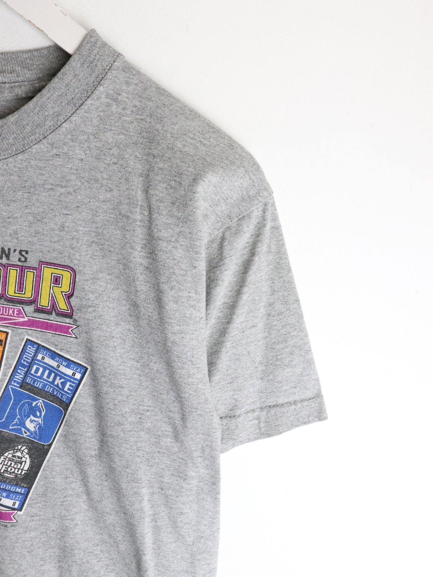 Vintage NCAA Womens Final Four T Shirt Womens Small Grey from propervintagecanada