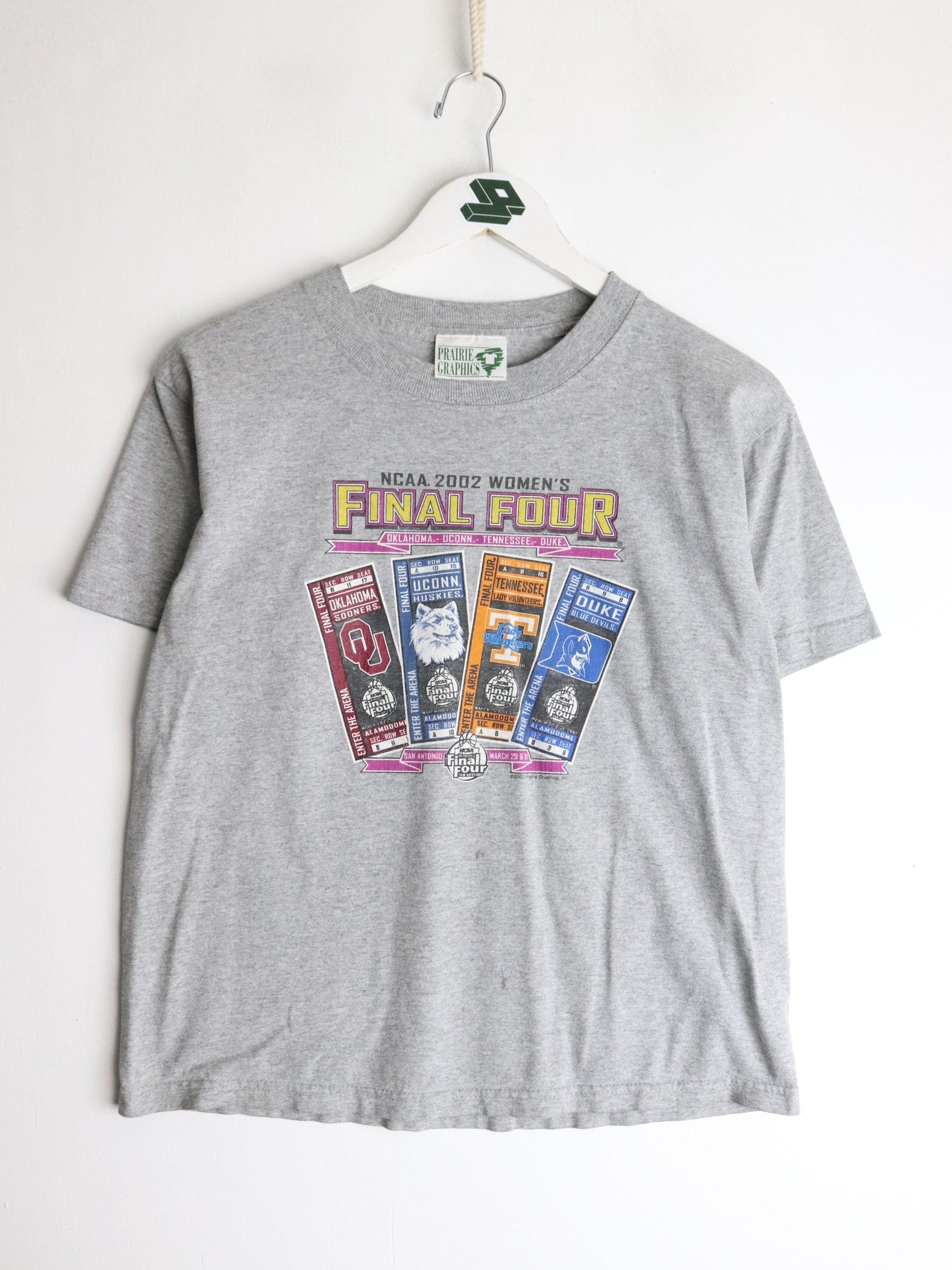 Vintage NCAA Womens Final Four T Shirt Womens Small Grey