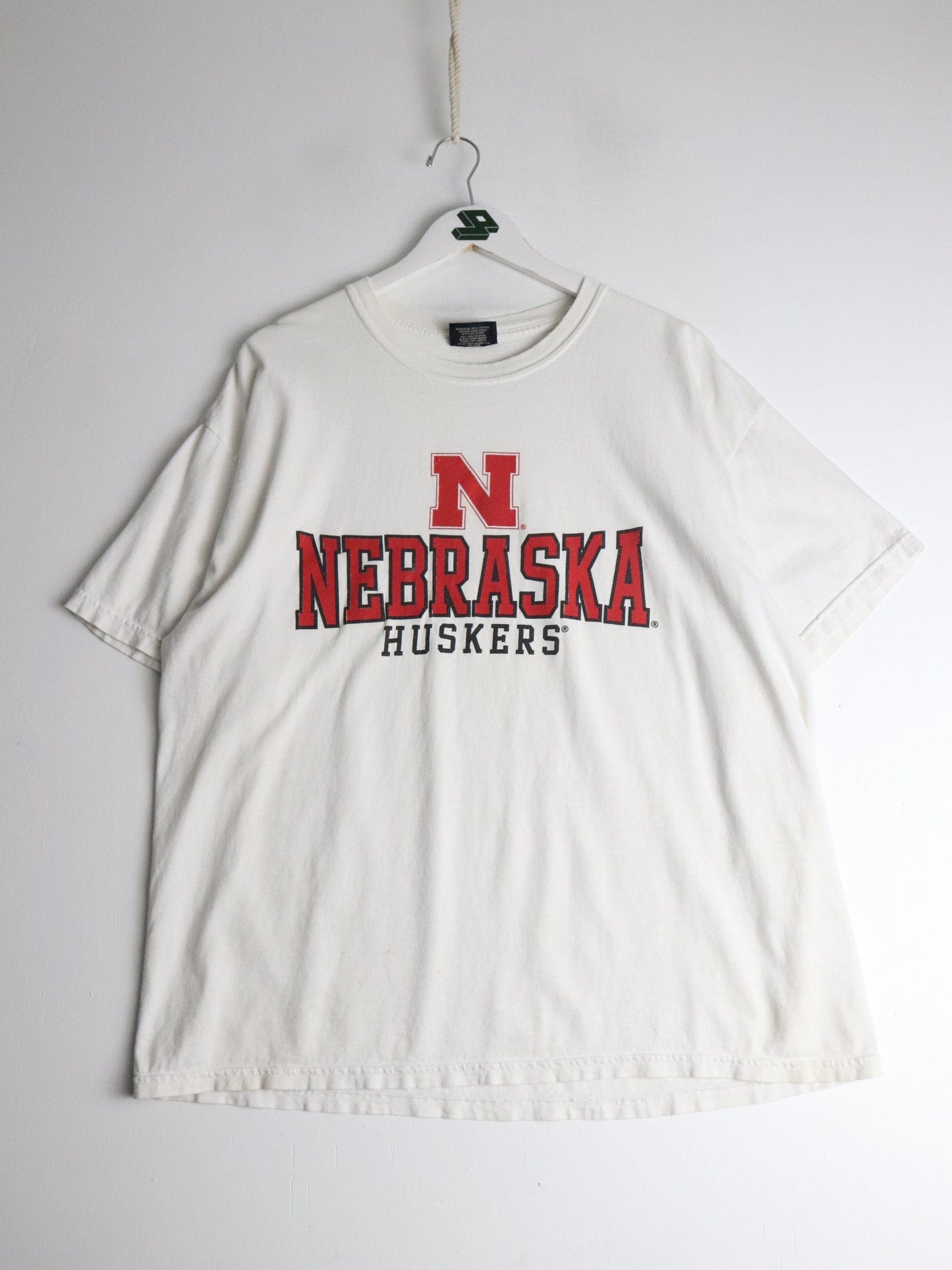 Vintage Nebraska Huskers T Shirt Mens XL White College from propervintagecanada