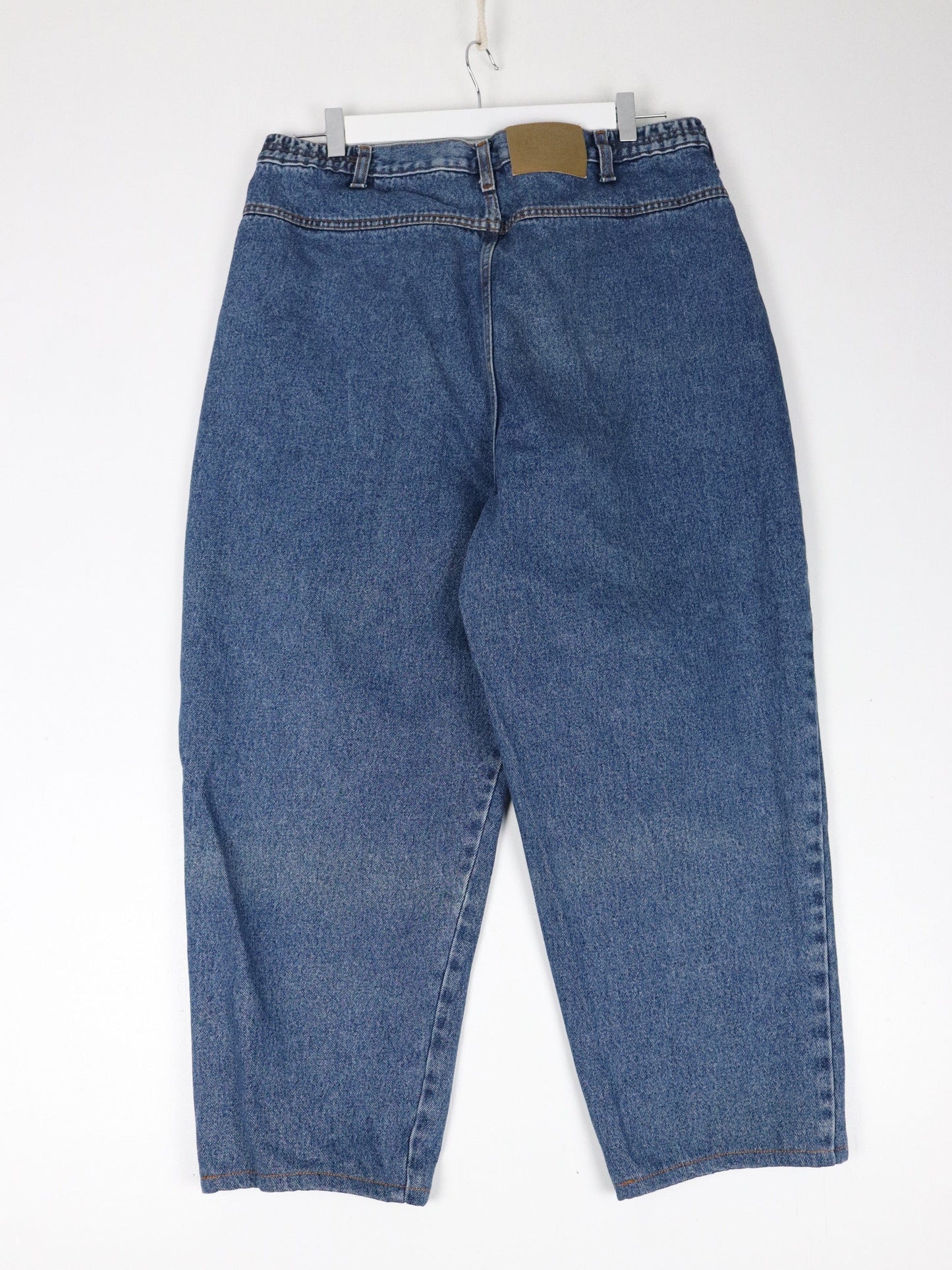 Vintage Nevada Pants Womens 20 Blue Denim Jeans High Waisted 32 x 24 from propervintagecanada