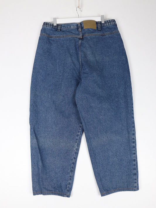 Vintage Nevada Pants Womens 20 Blue Denim Jeans High Waisted 32 x 24