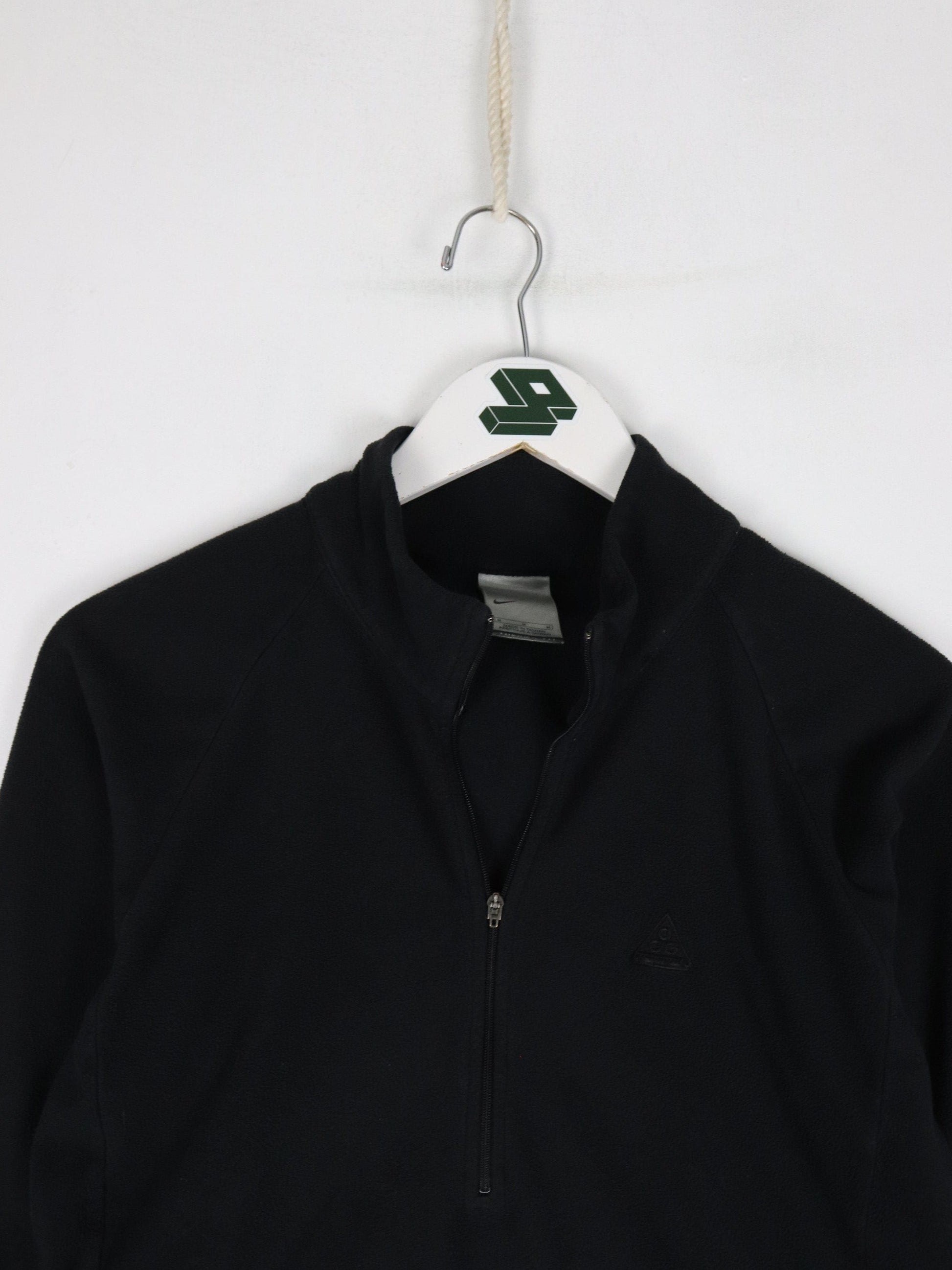 Vintage Nike ACG Sweater Womens Medium Black Lightweight Fleece from propervintagecanada