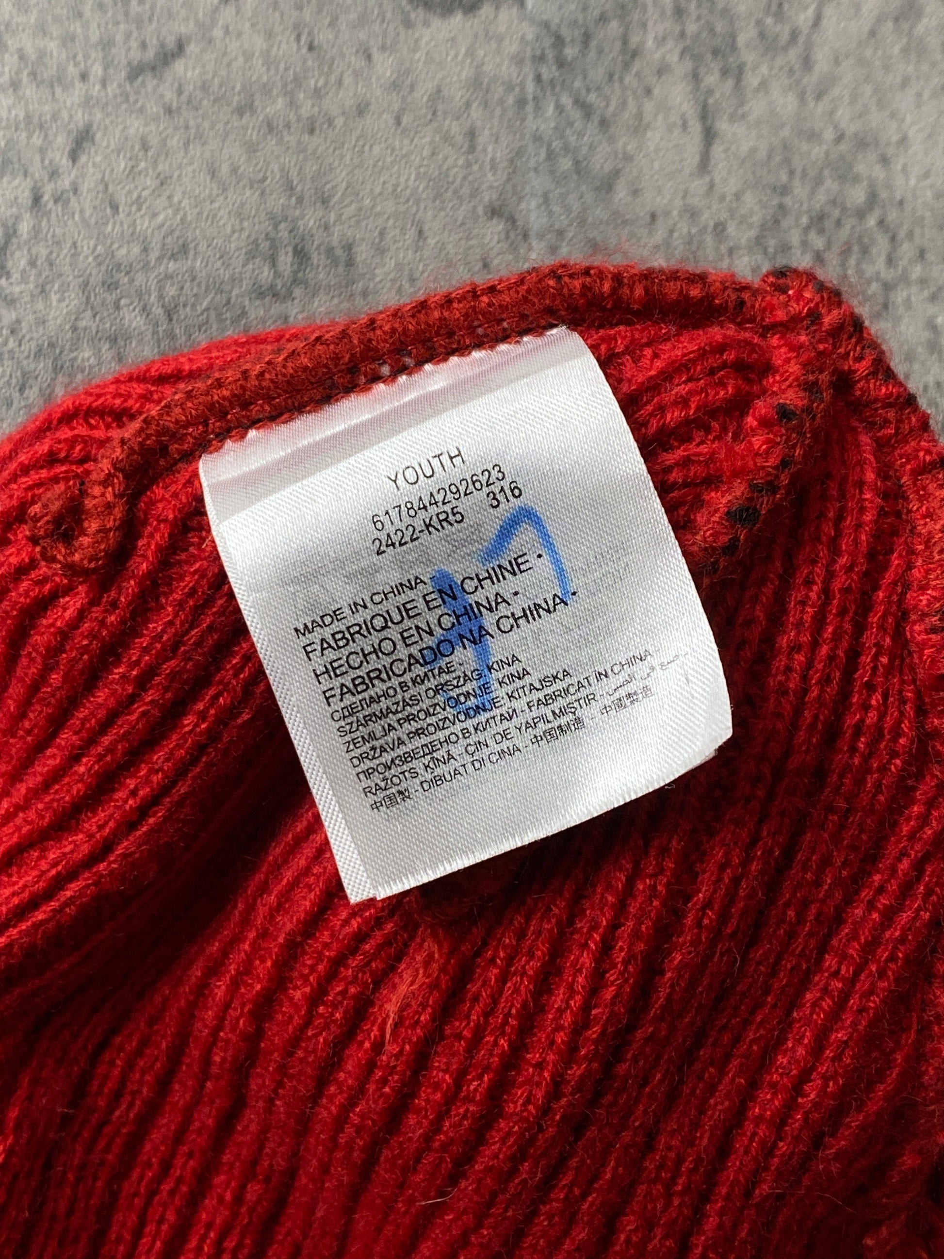 Vintage Nike Beanie Youth Black Swoosh Skully from propervintagecanada