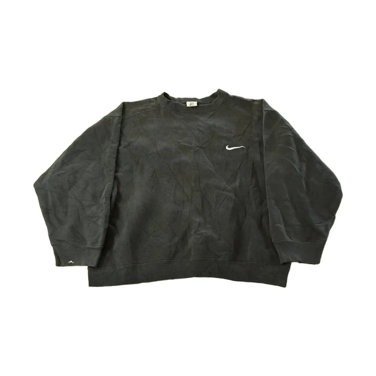 Vintage Nike Embroidered Mini Swoosh Crewneck Sweatshirt, Men's Large from propervintagecanada