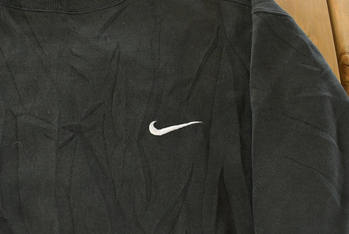 Vintage Nike Embroidered Mini Swoosh Crewneck Sweatshirt, Men's Large from propervintagecanada
