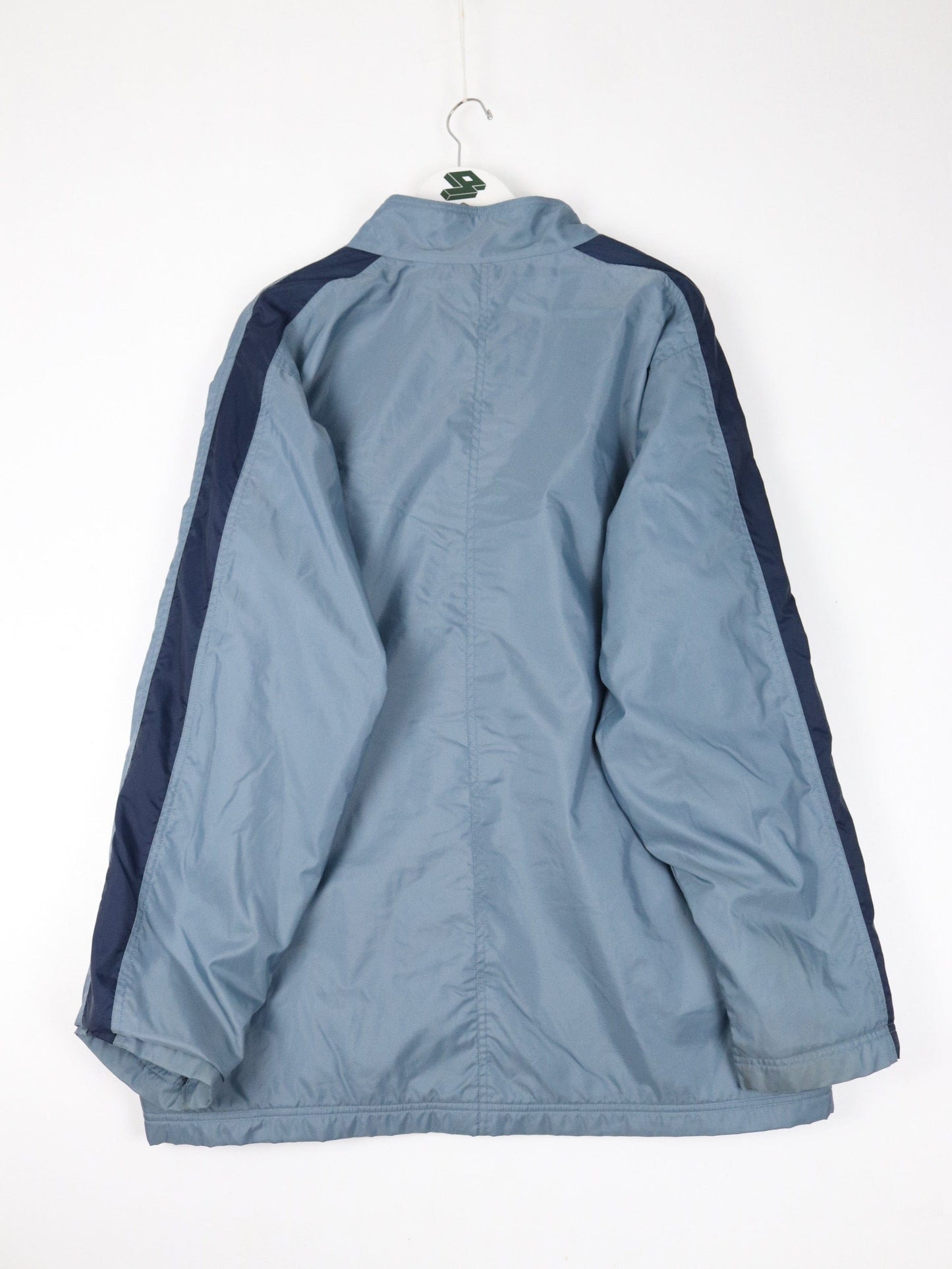 Vintage Nike Jacket Mens Large Blue Lined Coat Swoosh