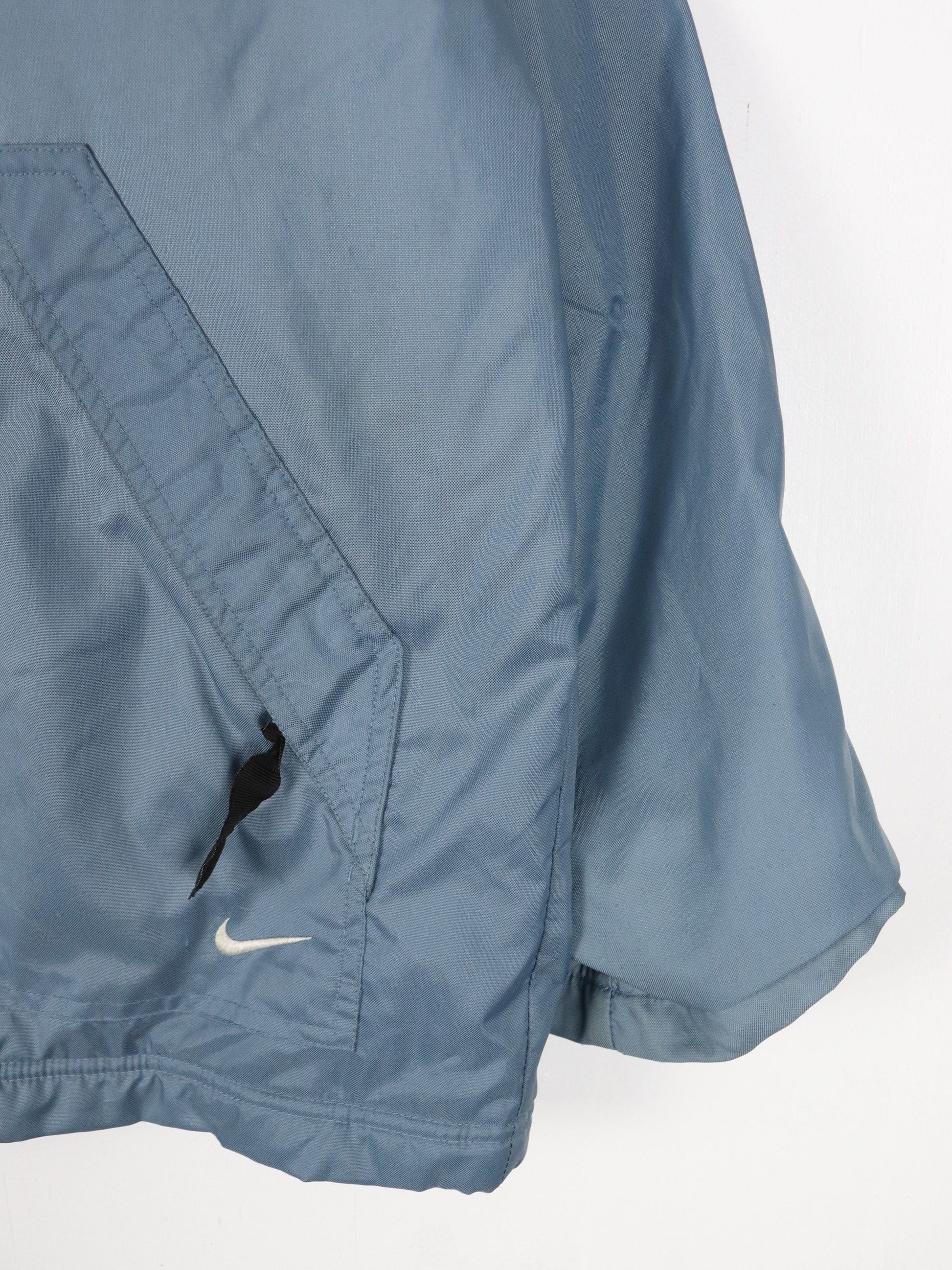 Vintage Nike Jacket Mens Large Blue Lined Coat Swoosh