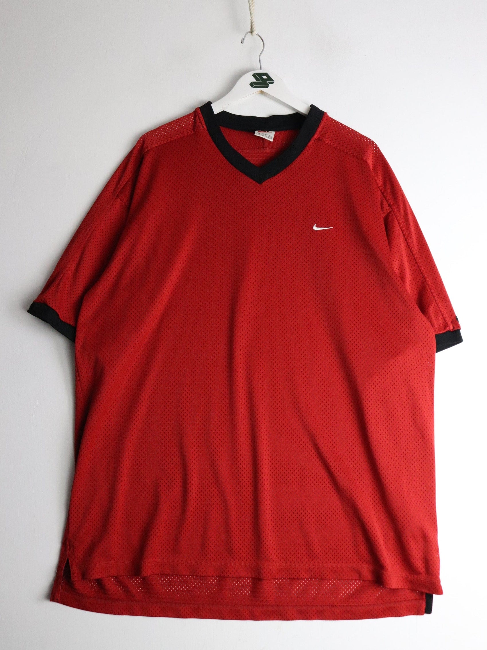 Vintage Nike Jersey Mens XL Red Mesh