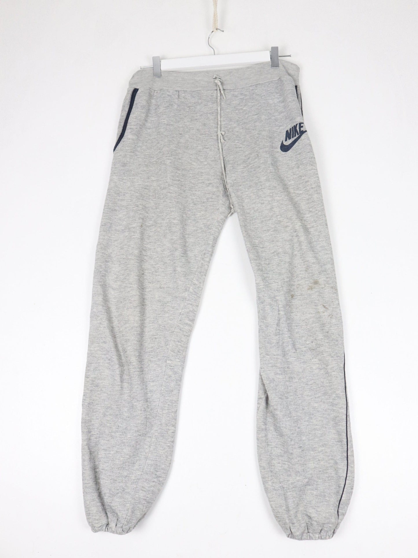 Vintage Nike Pants Mens Medium Grey 80s Blue Tag Sweat