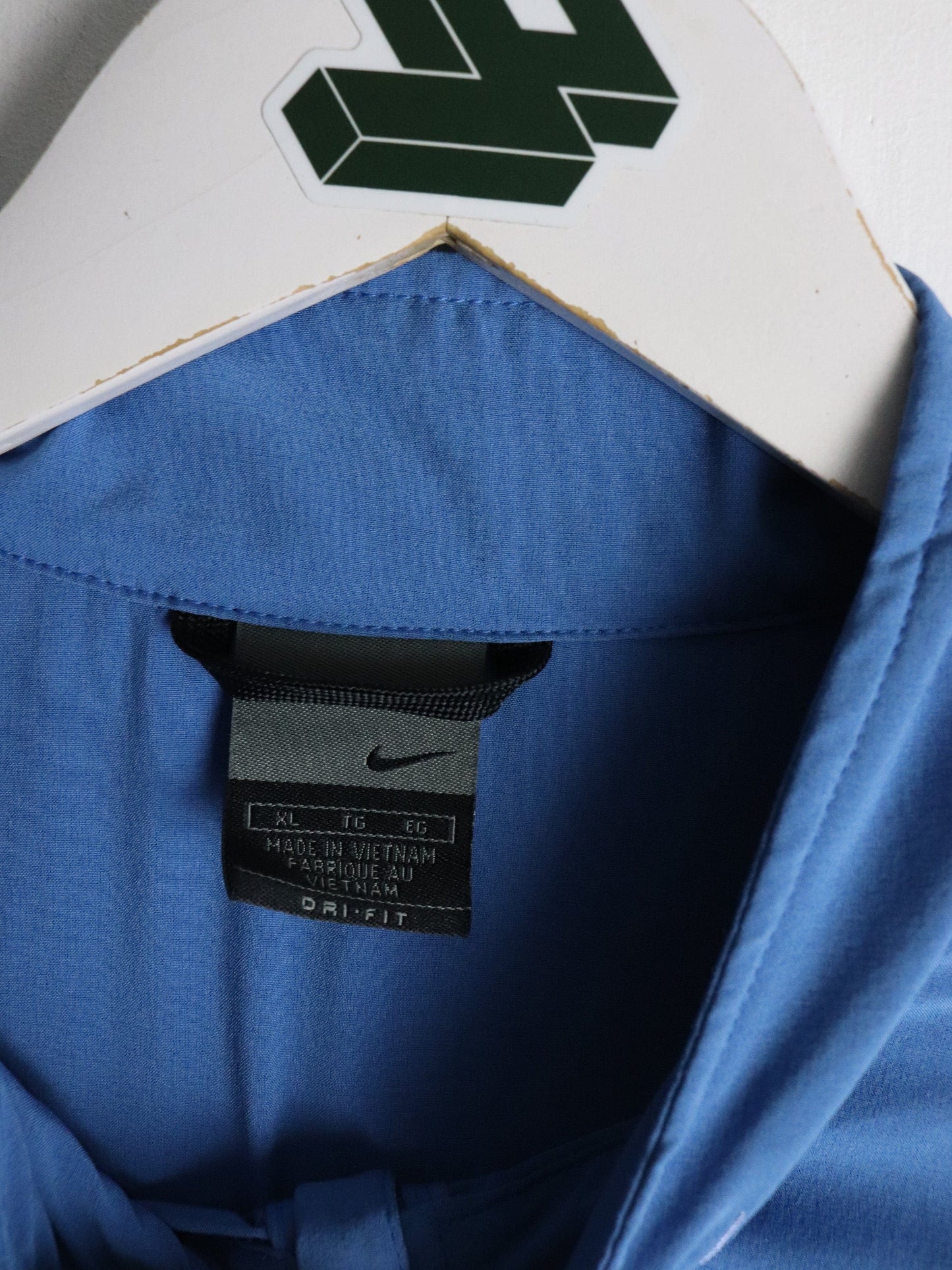 Vintage Nike Shirt Mens XL Blue Dri Fit Stretchy Pullover from propervintagecanada
