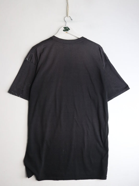 Vintage Nike Soccer T Shirt Mens XL Black