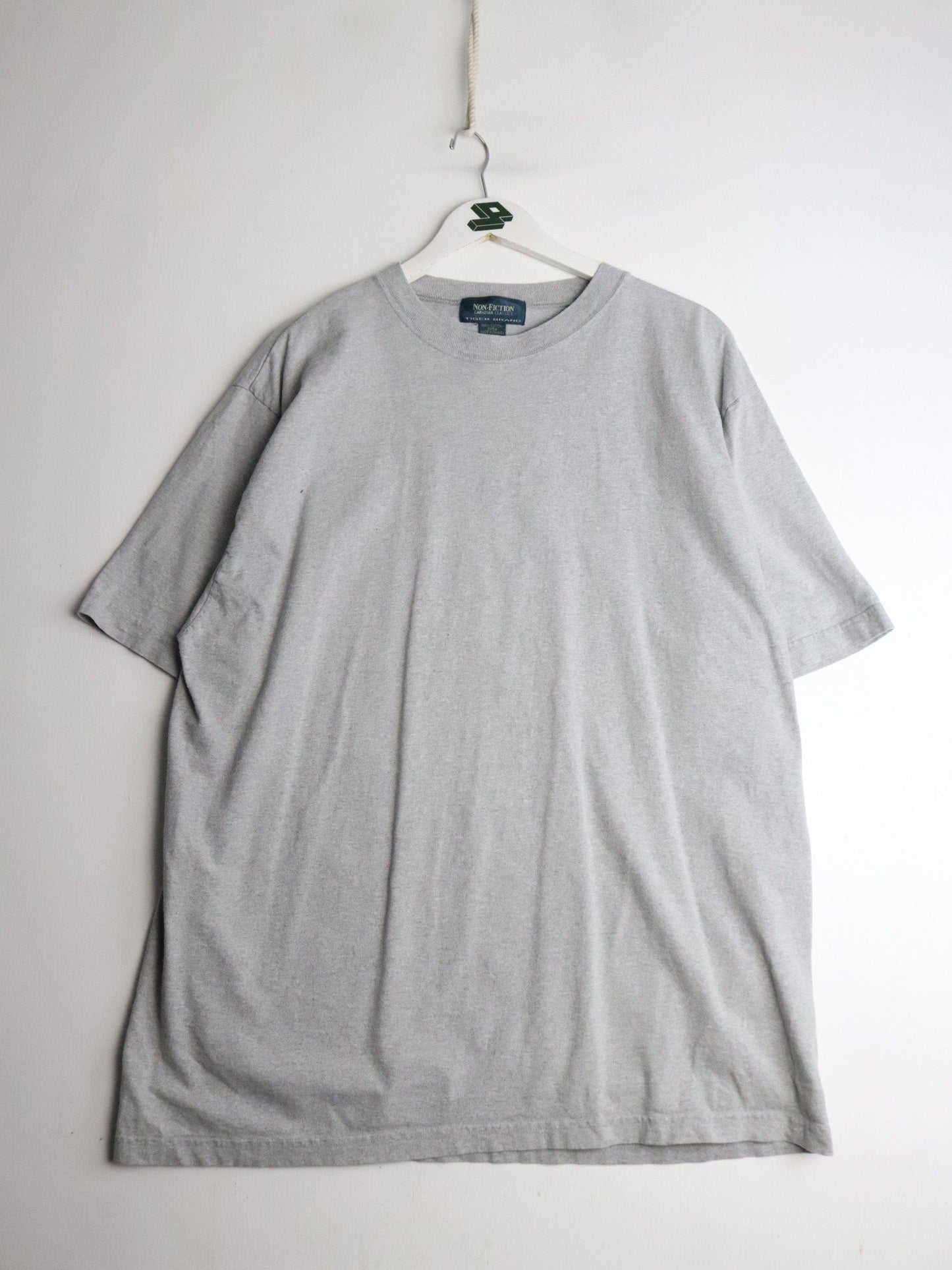 Vintage Non-Fiction T Shirt Fits Mens XL Grey from propervintagecanada