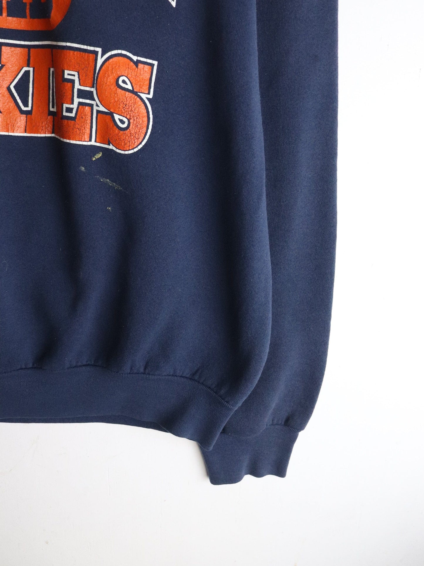 Vintage North Iowa Huskies Sweatshirt Mens XL Blue from propervintagecanada