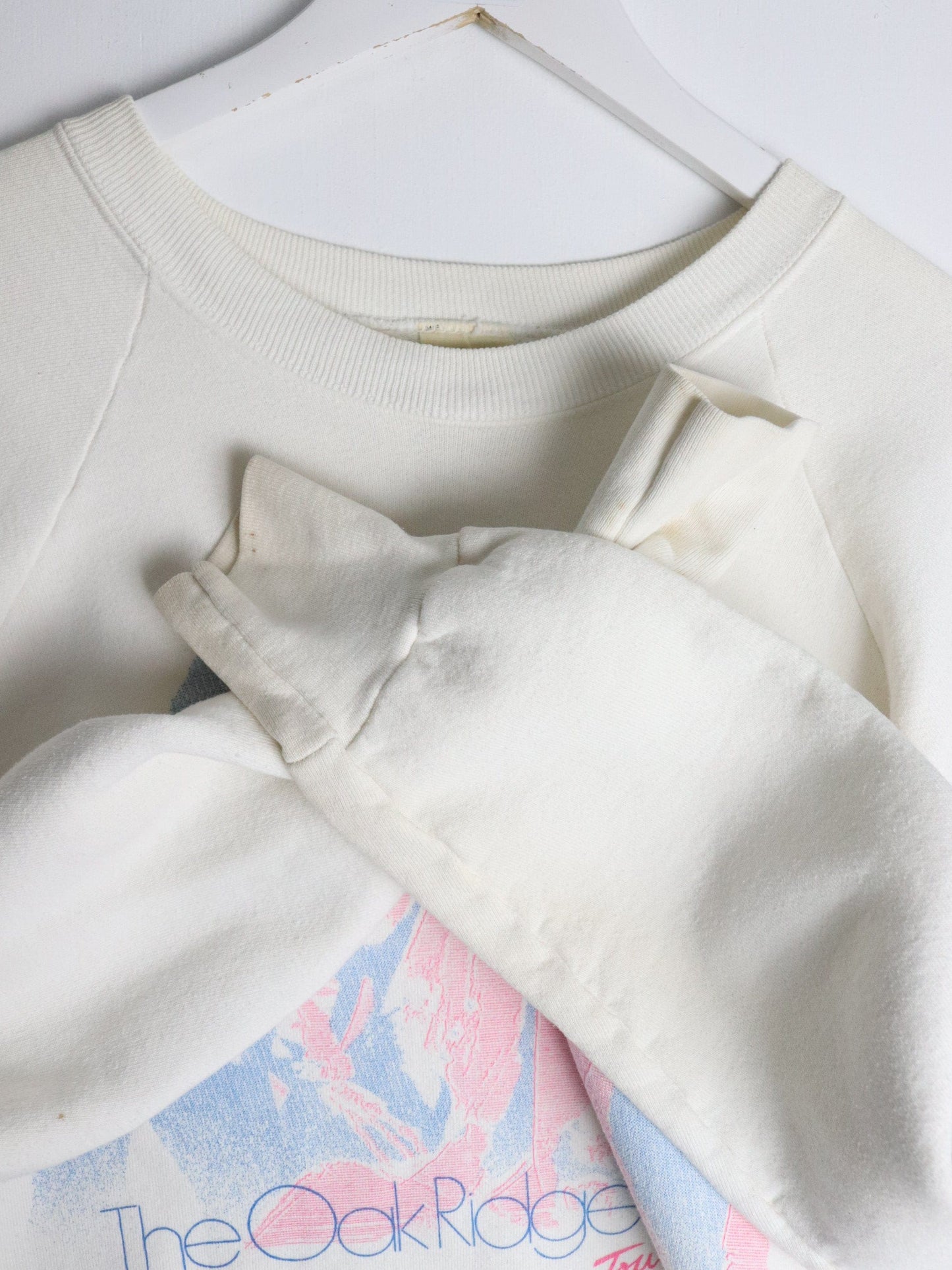 Vintage Oak Ridge Boys Sweatshirt Fits Mens Large White 90s from propervintagecanada