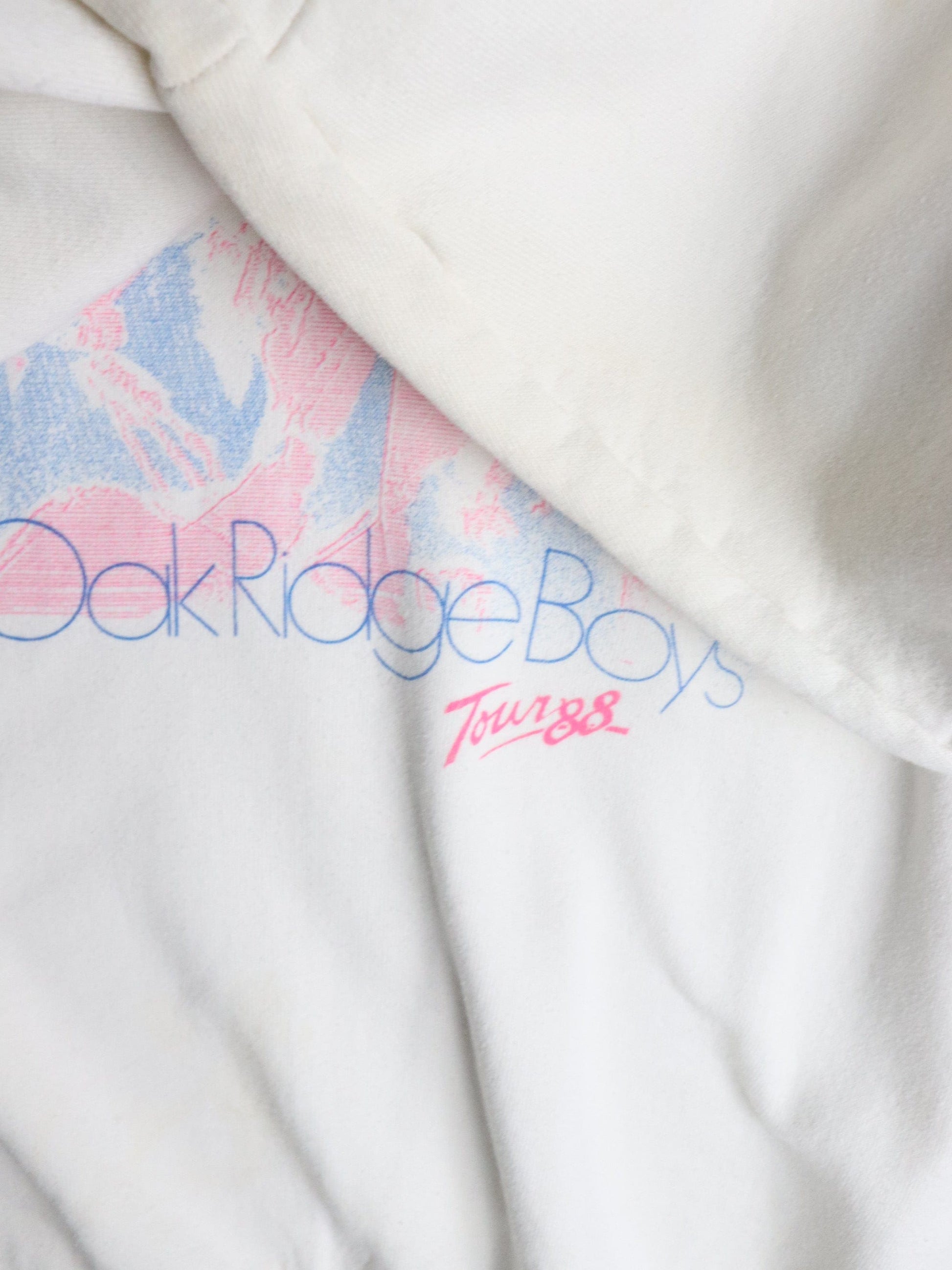 Vintage Oak Ridge Boys Sweatshirt Fits Mens Large White 90s from propervintagecanada
