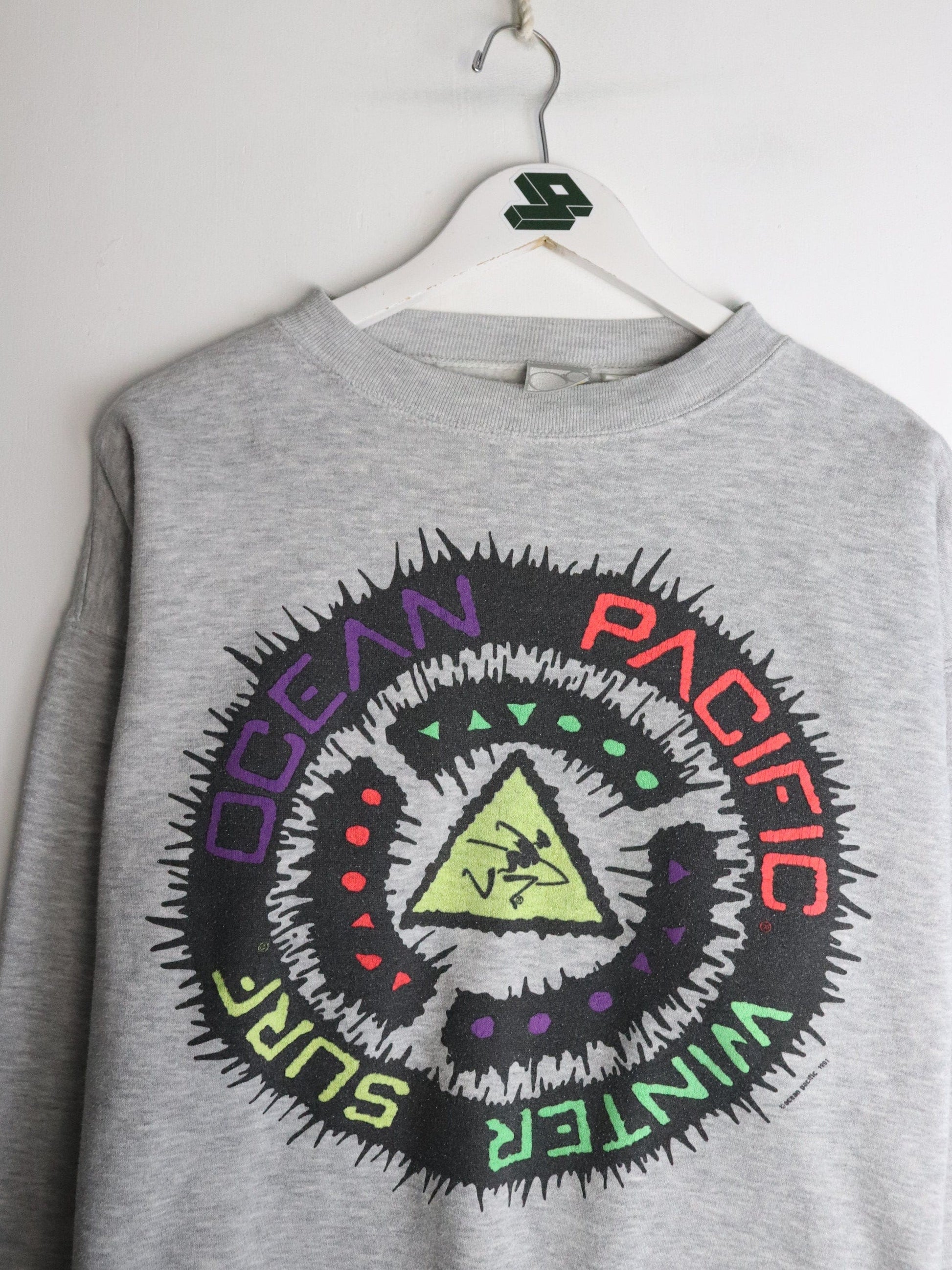 Vintage Ocean Pacific Sweatshirt Mens Medium Grey from propervintagecanada