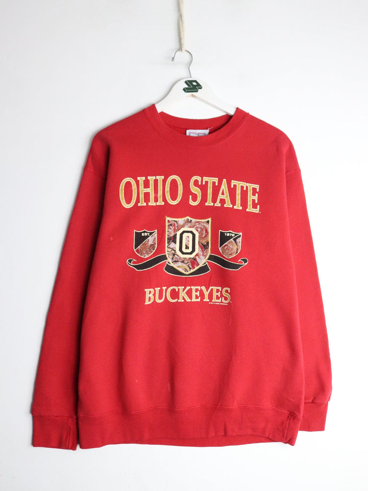 Vintage Ohio State Buckeyes Sweatshirt Mens Medium Red College from propervintagecanada