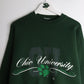 Vintage Ohio University Sweatshirt Mens XL Green College