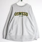 Vintage Oswego State University Sweatshirt Mens 2XL Grey College