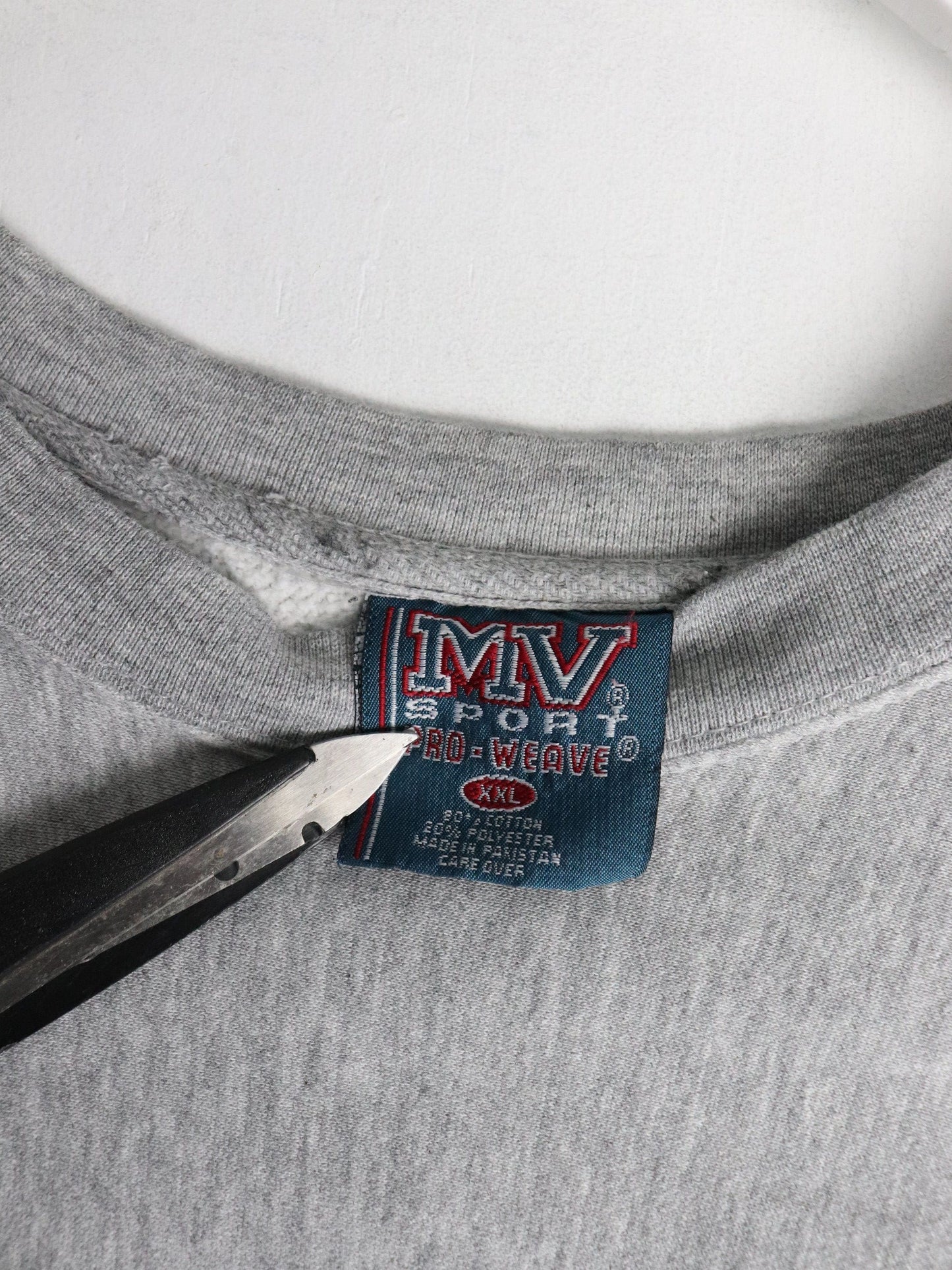 Vintage Oswego State University Sweatshirt Mens 2XL Grey College