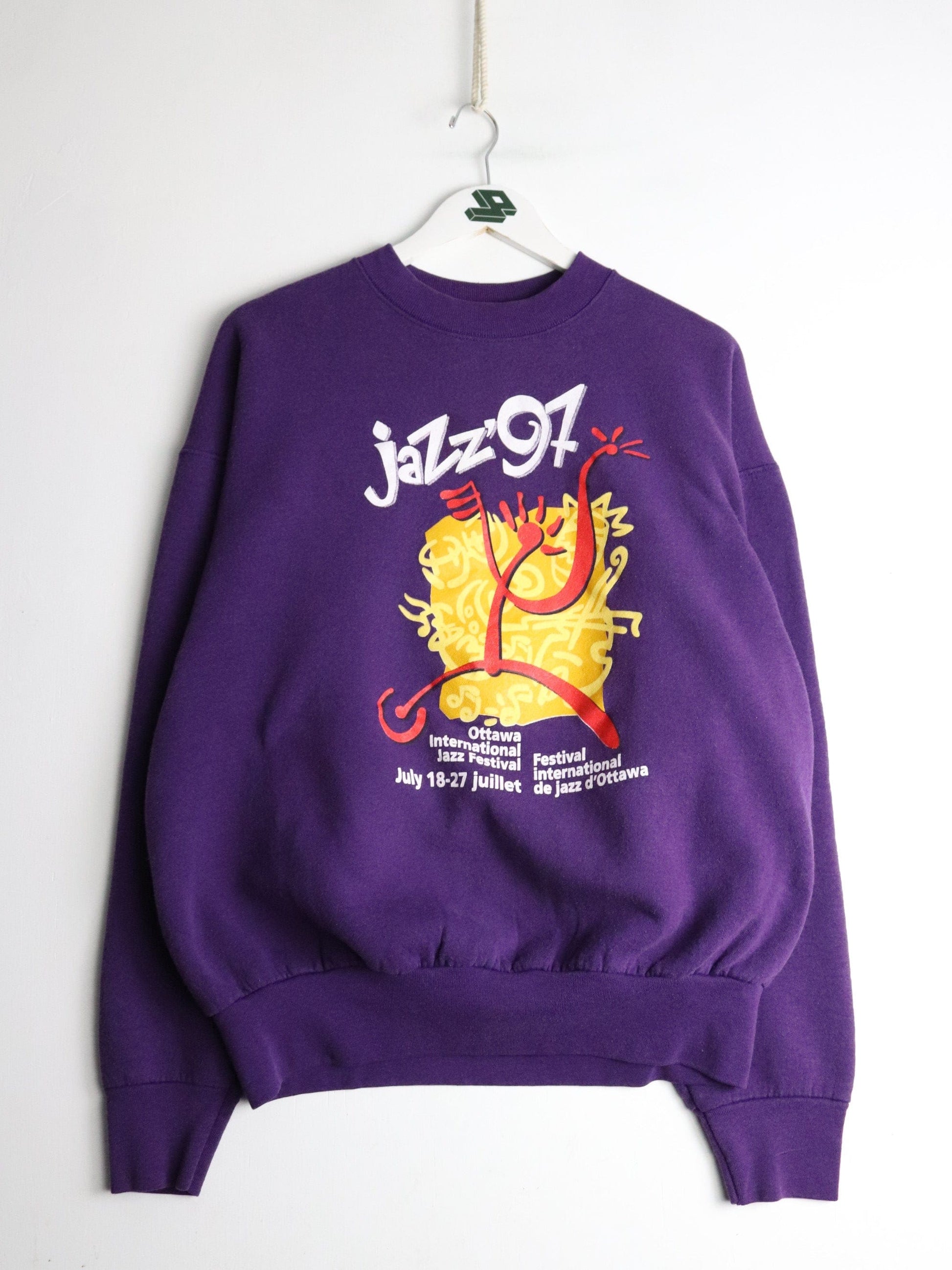 Vintage Ottawa Jazz Festival Sweatshirt Mens XL Purple from propervintagecanada