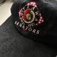 Vintage Ottawa Senators Hat Adult Black Corduroy Snap Back