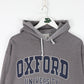 Vintage Oxford University Sweatshirt Fits Mens Small Grey College Hoodie