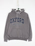 Vintage Oxford University Sweatshirt Fits Mens Small Grey College Hoodie