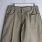 Vintage Paco Pants Fits Mens 34 x 28 Beige Y2K Denim Jeans