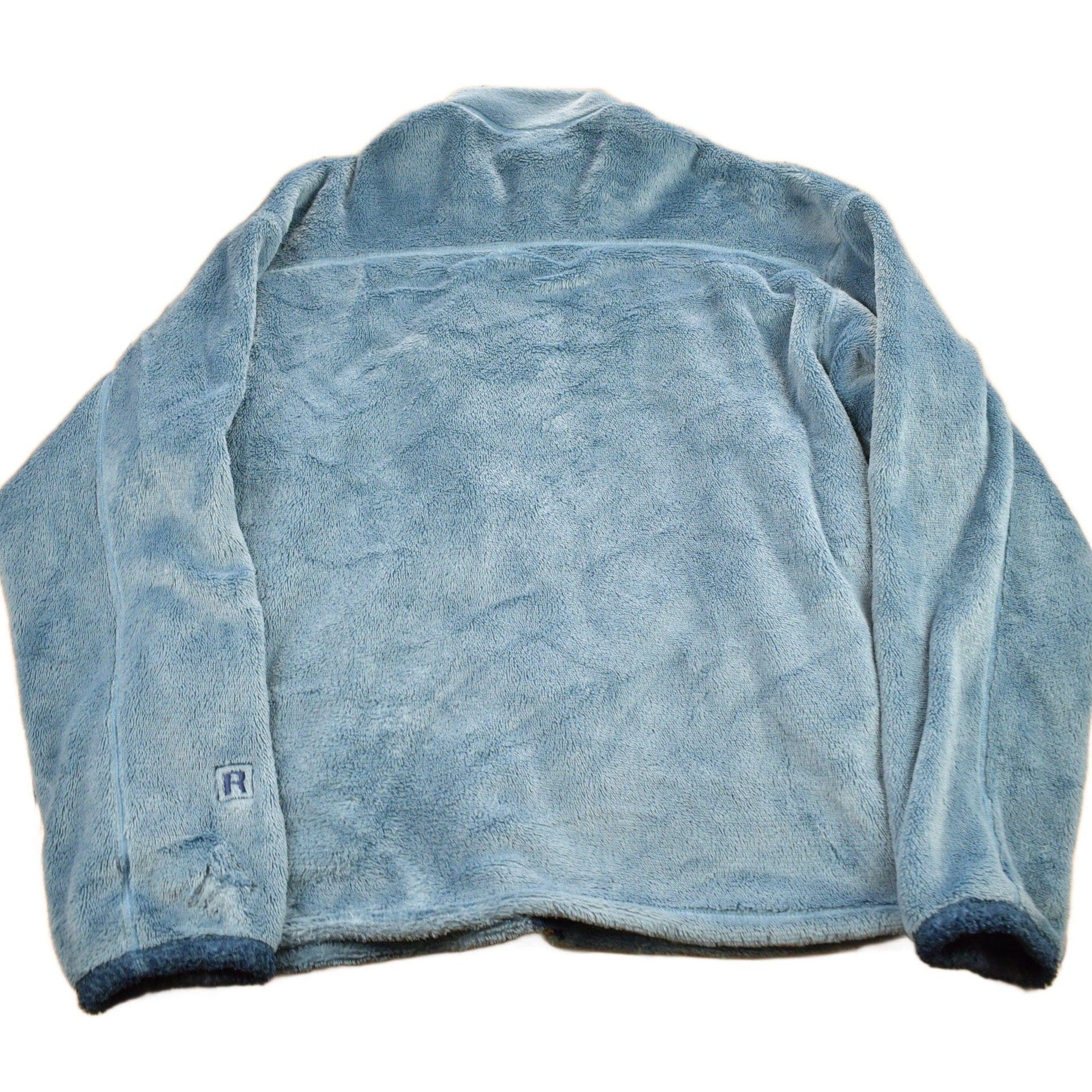 Vintage Patagonia Blue Fleece Zip Up Sweater Men's XL from propervintagecanada