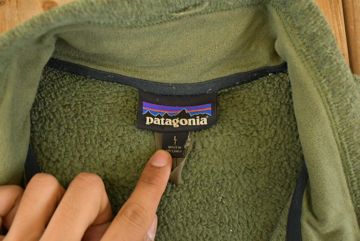 Vintage Patagonia Fleece Vest Men's L ��� 90s Outdoorsman Streetwear Hiking from propervintagecanada