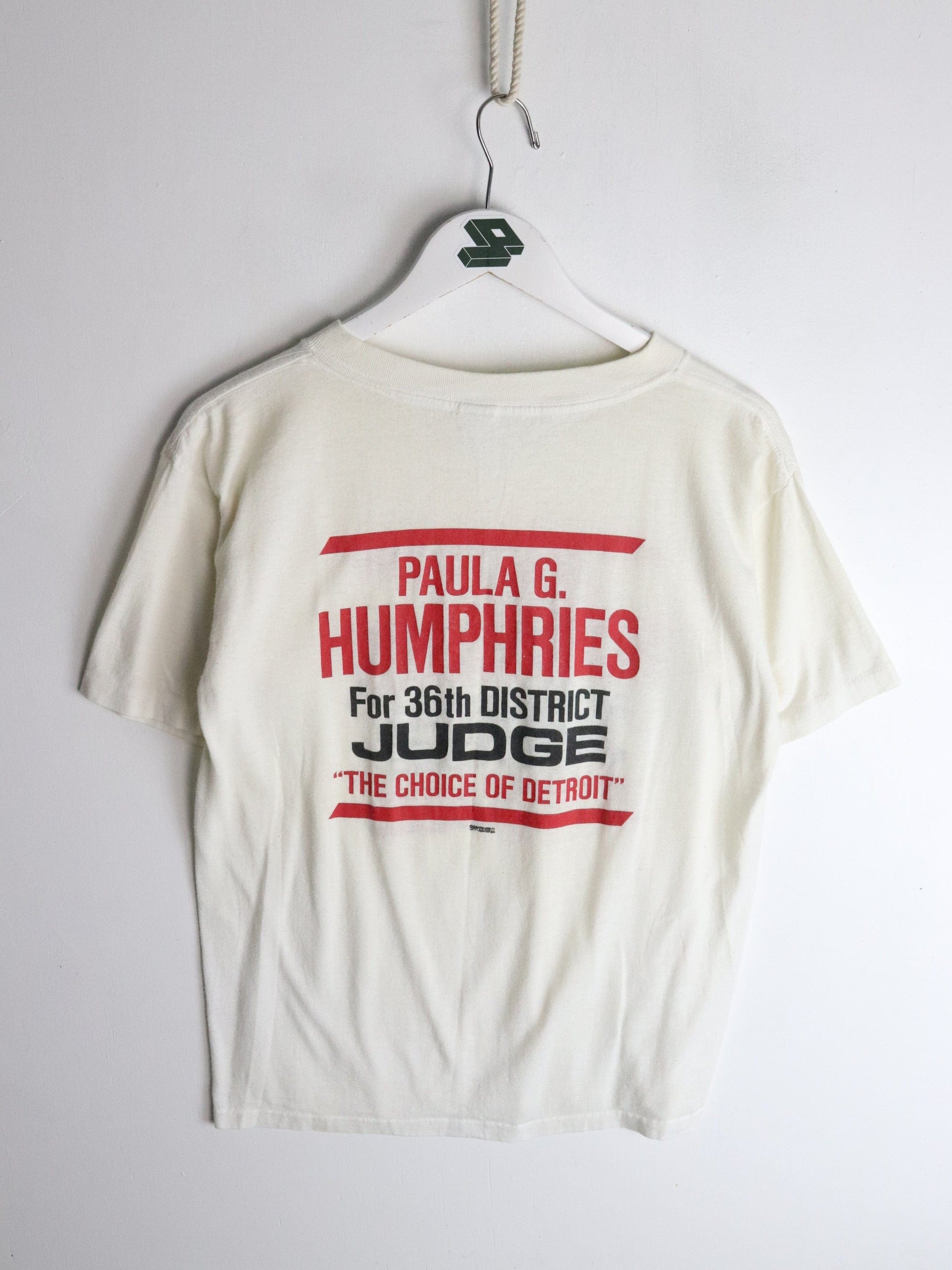 Vintage Paula G. Humphries 36th District Judge T Shirt Mens Medium from propervintagecanada
