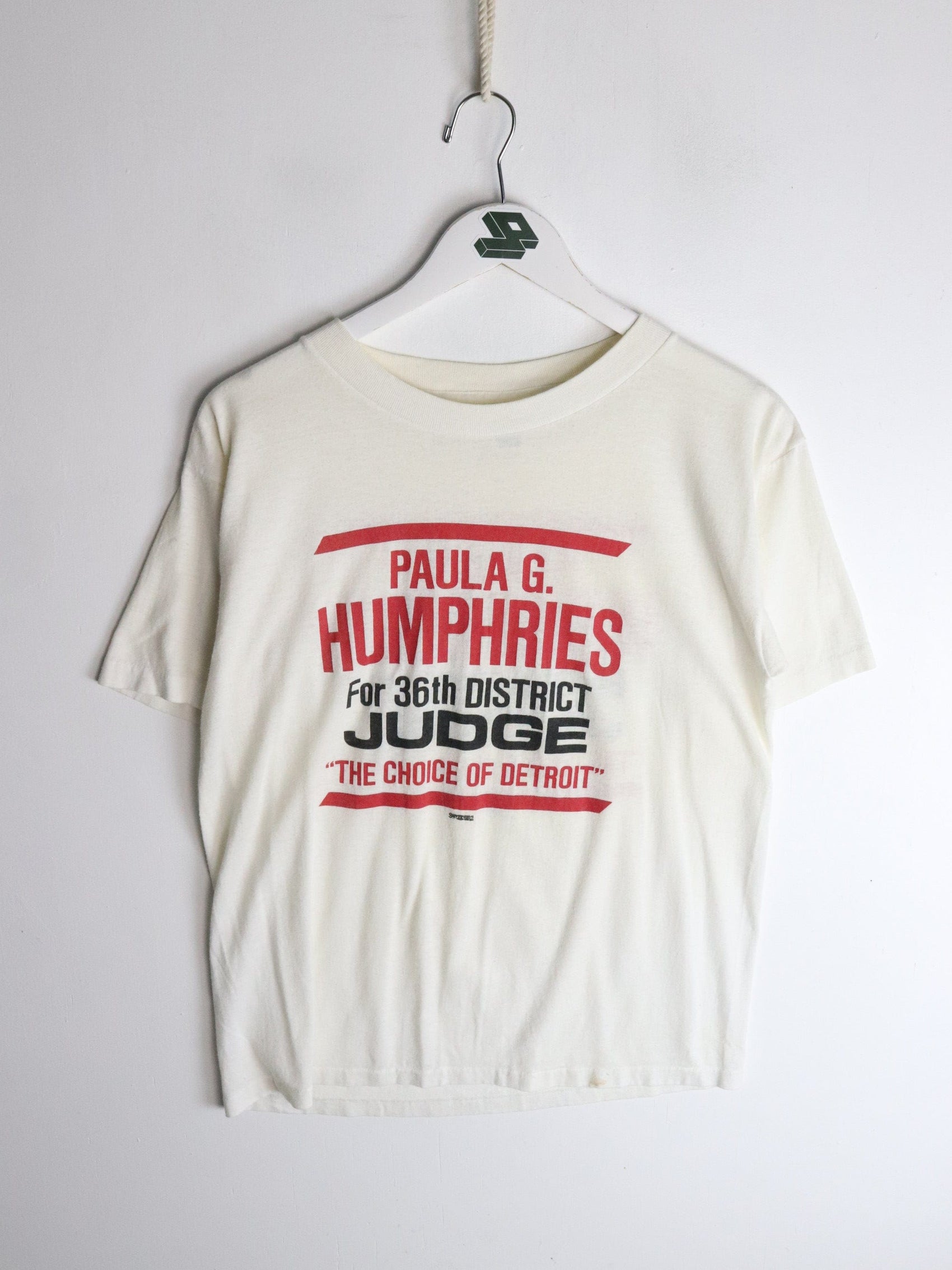 Vintage Paula G. Humphries 36th District Judge T Shirt Mens Medium