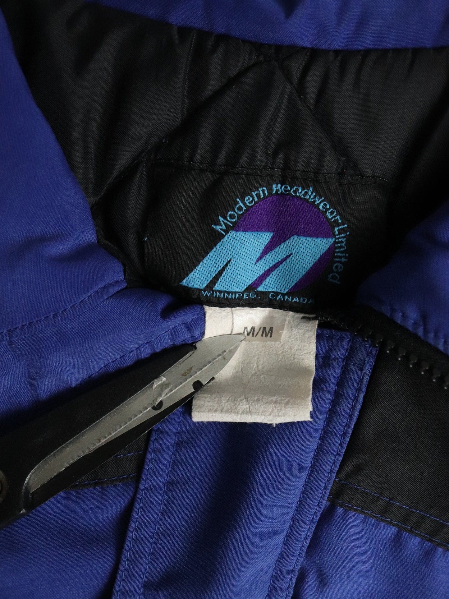 Vintage Peel Mack Jacket Mens Medium Blue from propervintagecanada