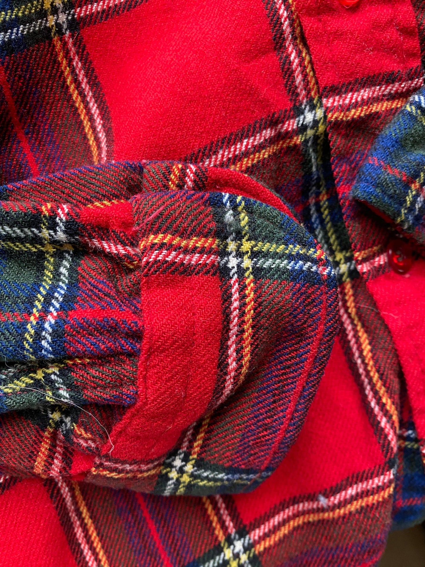 Vintage Pendleton Shirt Mens Small Red Wool Flannel from propervintagecanada