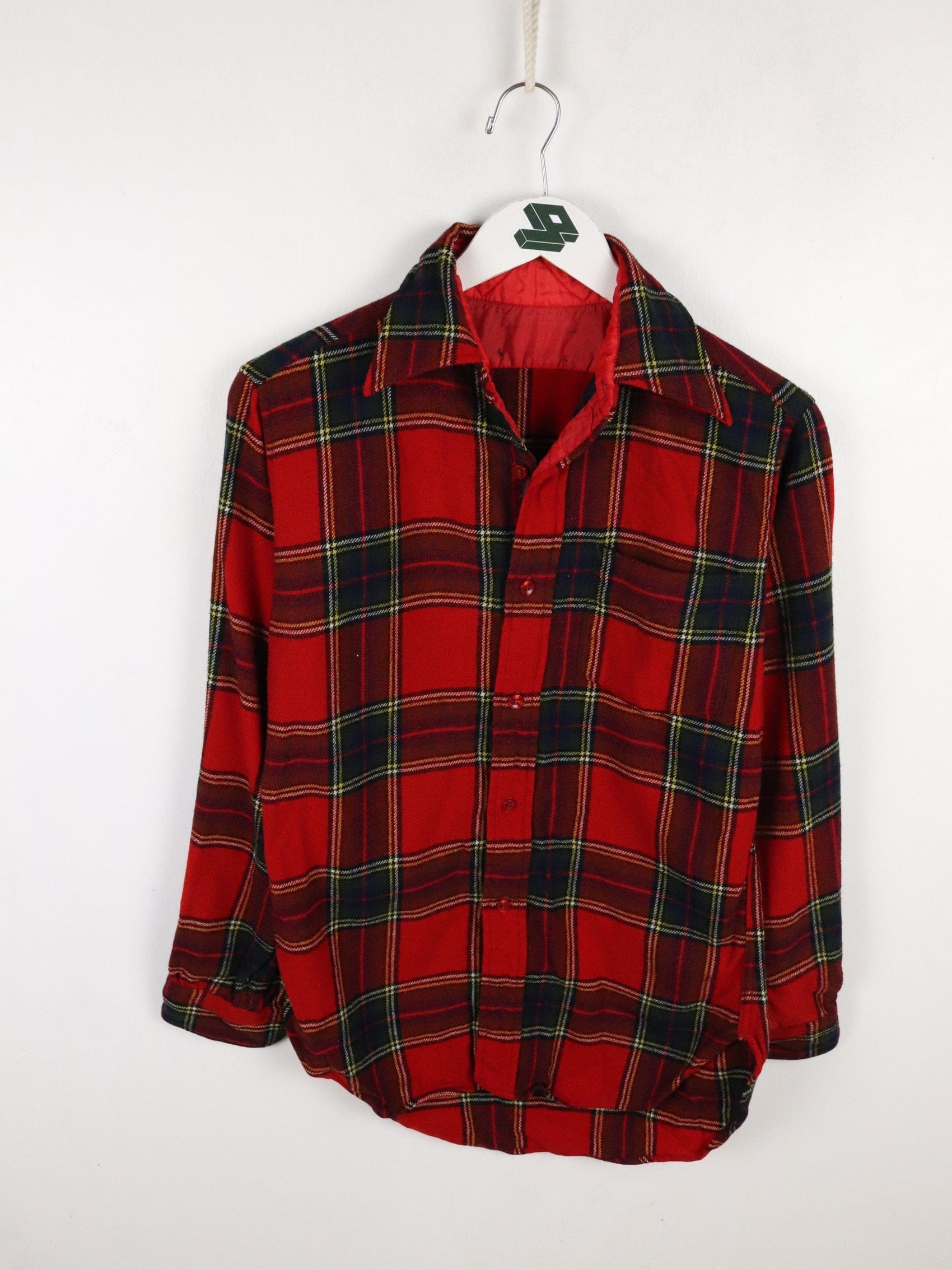 Vintage Pendleton Shirt Mens Small Red Wool Flannel from propervintagecanada