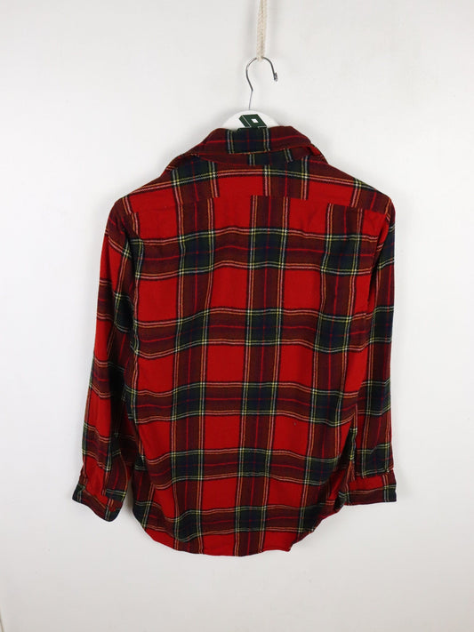 Vintage Pendleton Shirt Mens Small Red Wool Flannel from propervintagecanada