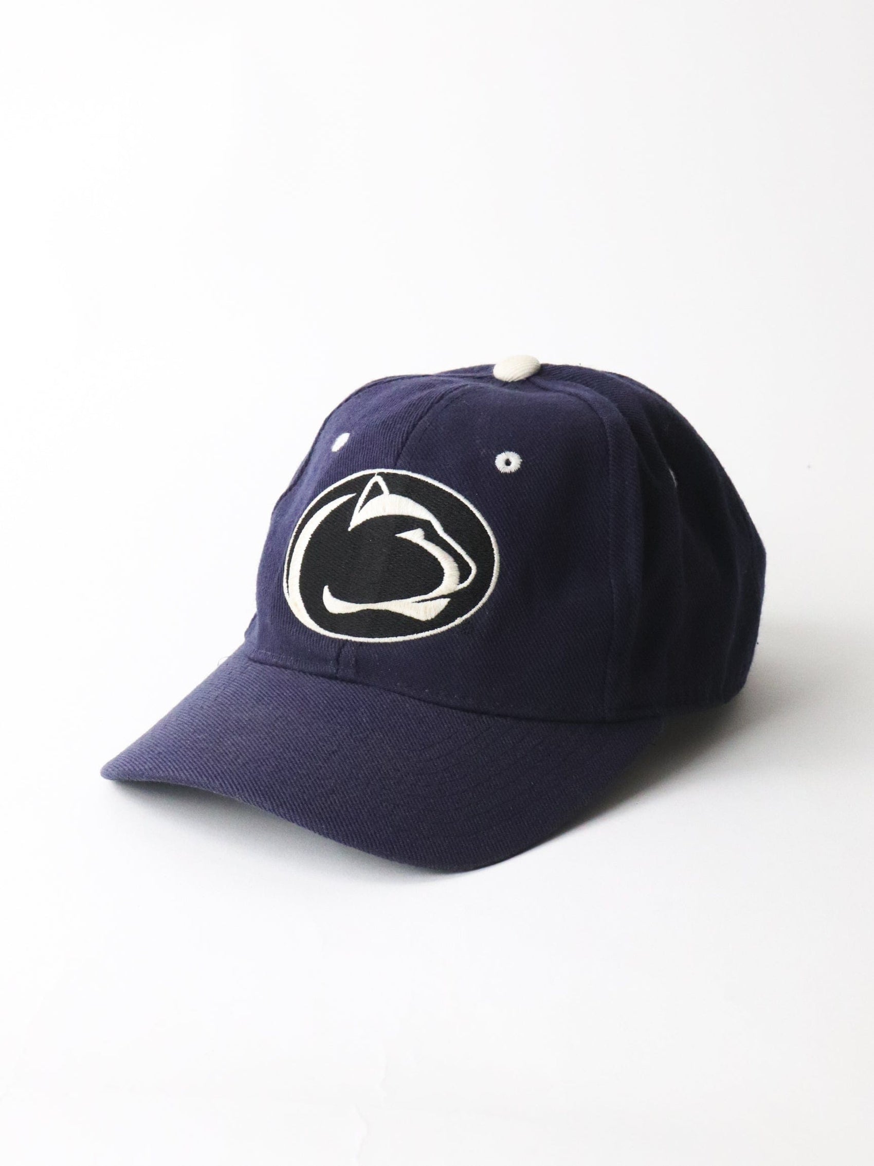 Vintage Penn State Nittany Lions Hat Cap Adult 7 1/8 Blue Fitted